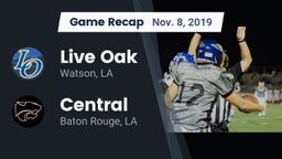 Recap: Live Oak  vs. Central  2019