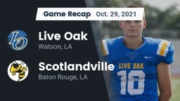 Recap: Live Oak  vs. Scotlandville  2021