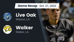 Recap: Live Oak  vs. Walker  2022