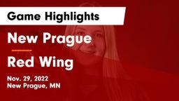 New Prague  vs Red Wing  Game Highlights - Nov. 29, 2022