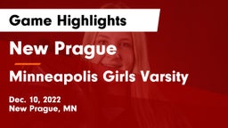 New Prague  vs Minneapolis Girls Varsity Game Highlights - Dec. 10, 2022