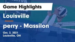 Louisville  vs perry  - Massilon Game Highlights - Oct. 2, 2021