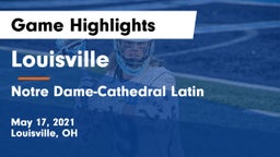 Louisville  vs Notre Dame-Cathedral Latin  Game Highlights - May 17, 2021