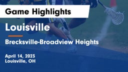 Louisville  vs Brecksville-Broadview Heights  Game Highlights - April 14, 2023