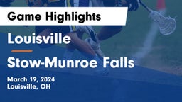 Louisville  vs Stow-Munroe Falls  Game Highlights - March 19, 2024