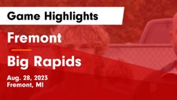Fremont  vs Big Rapids  Game Highlights - Aug. 28, 2023