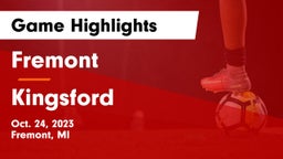 Fremont  vs Kingsford  Game Highlights - Oct. 24, 2023