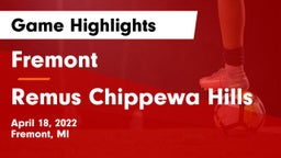 Fremont  vs Remus Chippewa Hills Game Highlights - April 18, 2022