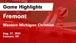 Fremont  vs Western Michigan Christian  Game Highlights - Aug. 27, 2022