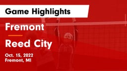 Fremont  vs Reed City  Game Highlights - Oct. 15, 2022