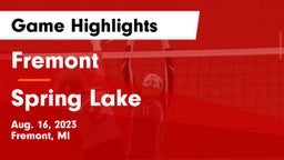 Fremont  vs Spring Lake  Game Highlights - Aug. 16, 2023