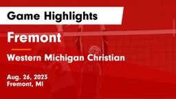 Fremont  vs Western Michigan Christian  Game Highlights - Aug. 26, 2023