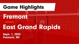 Fremont  vs East Grand Rapids  Game Highlights - Sept. 1, 2023