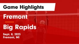 Fremont  vs Big Rapids  Game Highlights - Sept. 8, 2023