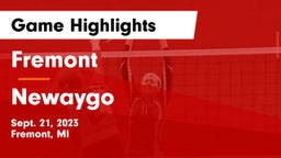 Fremont  vs Newaygo  Game Highlights - Sept. 21, 2023