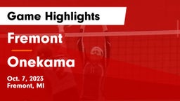 Fremont  vs Onekama  Game Highlights - Oct. 7, 2023
