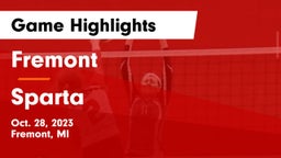 Fremont  vs Sparta  Game Highlights - Oct. 28, 2023
