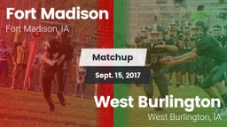 Matchup: Fort Madison High vs. West Burlington  2017