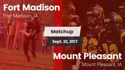 Matchup: Fort Madison High vs. Mount Pleasant  2017