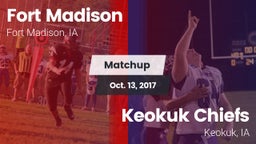 Matchup: Fort Madison High vs. Keokuk Chiefs 2017