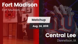 Matchup: Fort Madison High vs. Central Lee  2018