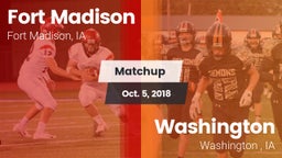 Matchup: Fort Madison High vs. Washington  2018