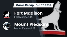 Recap: Fort Madison  vs. Mount Pleasant  2018