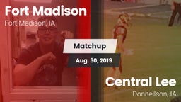 Matchup: Fort Madison High vs. Central Lee  2019