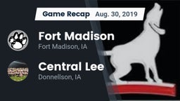 Recap: Fort Madison  vs. Central Lee  2019