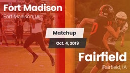 Matchup: Fort Madison High vs. Fairfield  2019