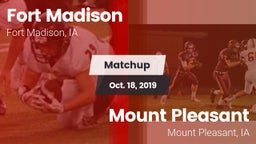 Matchup: Fort Madison High vs. Mount Pleasant  2019