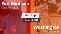 Matchup: Fort Madison High vs. Washington  2020