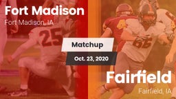 Matchup: Fort Madison High vs. Fairfield  2020