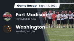 Recap: Fort Madison  vs. Washington  2021