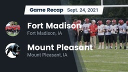 Recap: Fort Madison  vs. Mount Pleasant  2021