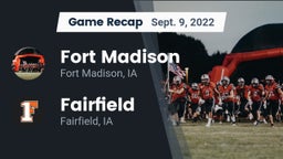 Recap: Fort Madison  vs. Fairfield  2022