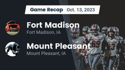 Recap: Fort Madison  vs. Mount Pleasant  2023