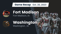 Recap: Fort Madison  vs. Washington  2023