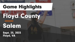Floyd County  vs Salem  Game Highlights - Sept. 25, 2023