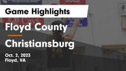 Floyd County  vs Christiansburg  Game Highlights - Oct. 2, 2023