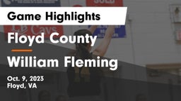 Floyd County  vs William Fleming Game Highlights - Oct. 9, 2023