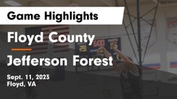 Floyd County  vs Jefferson Forest  Game Highlights - Sept. 11, 2023