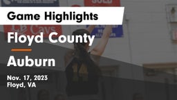 Floyd County  vs Auburn  Game Highlights - Nov. 17, 2023