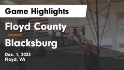Floyd County  vs Blacksburg  Game Highlights - Dec. 1, 2023