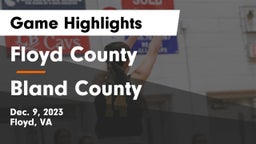 Floyd County  vs Bland County  Game Highlights - Dec. 9, 2023