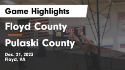 Floyd County  vs Pulaski County  Game Highlights - Dec. 21, 2023