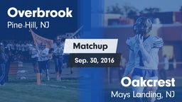 Matchup: Overbrook High vs. Oakcrest  2016