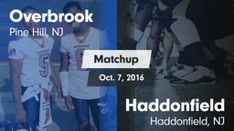 Matchup: Overbrook High vs. Haddonfield  2016
