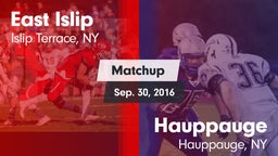 Matchup: East Islip vs. Hauppauge  2016