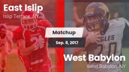 Matchup: East Islip vs. West Babylon  2017